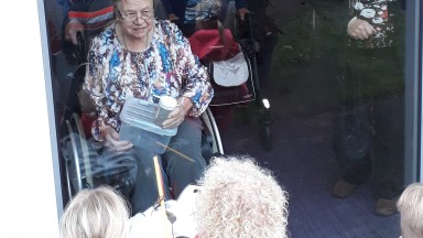 Lampion lopen bij De Wenning