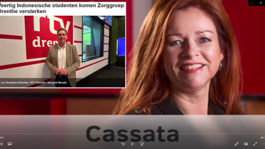 Bestuurder Lex Smetsers te gast bij Cassata van RTV Drenthe