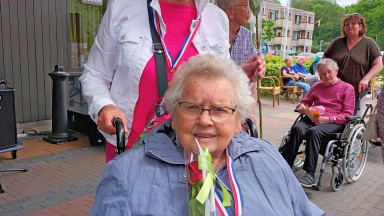 Een medaille voor mevrouw Nijhof!