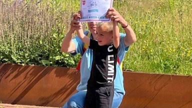 Loopfietsexamen in Beilen