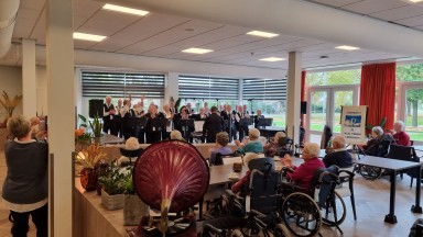 Optreden van ‘De Wilde Zwanen’ bij Symphonie