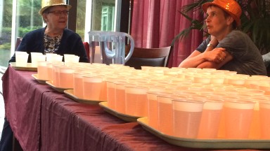 Ranjapost voor de Avond4daagse in De Wenning