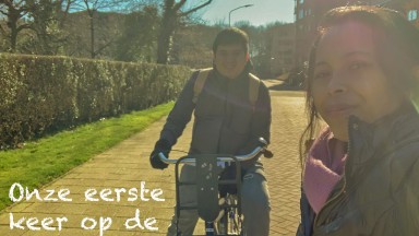 Op de fiets op route met Google Maps