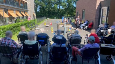 Weer een loopfietsexamen in Mozaiek