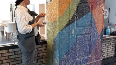 De ‘mozaiek-kast’ is bijna af!