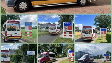 Cliënten van Spectrum maken een mooie rondrit door Drenthe