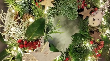 Kerstkransen en mooie gesprekken