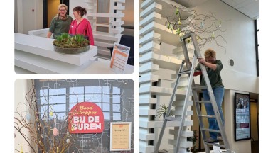 Lentekriebels in Mozaiek