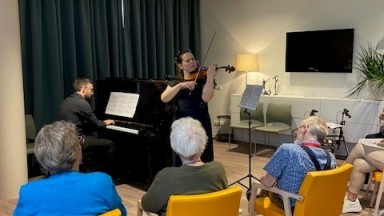 Concert van Muziek in Huis in Spectrum