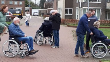 Training ‘wandelen met wielen’ voor vrijwilligers