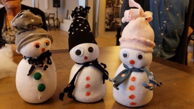 Sneeuwpopjes in De Vijverhof