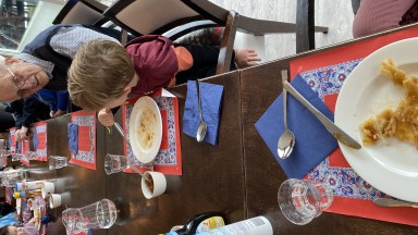 Pannenkoekendag met kinderen van kinderopvang De Roldebol