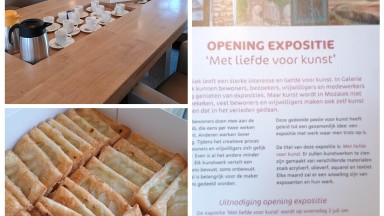 Bewoners expositie ‘Met liefde voor kunst’ afgesloten in Mozaiek