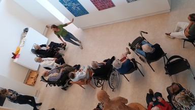 Interessant kunstgesprek in Mozaiek