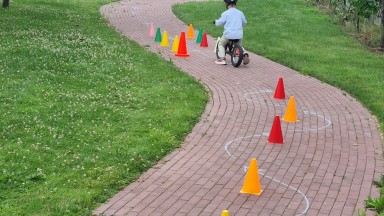 Loopfietsexamen in Symphonie