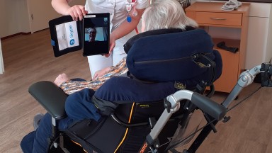 Beeldbellen via Skype