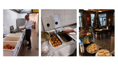 Oliebollen in Mozaiek