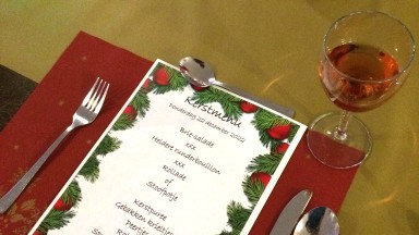 Kerstdiner in De Wenning