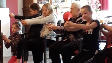 Leerlingen Jan Thiesschool sporten met de Wenning