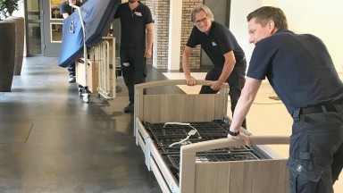 Nieuwe hoog-laag bedden voor drie van onze locaties