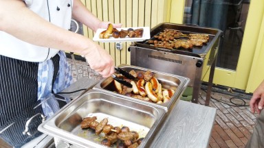 Barbecue valt ook bij Spectrum in de smaak