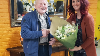 Afscheid van 29 jaar bij Symphonie betrokken vrijwilliger dhr. Vrijs