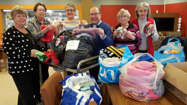 Breien voor het goede doel