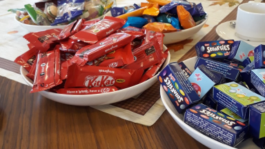 Voorbereiding Sint Maarten bij Symphonie