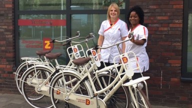 Fietsen voor Thuiszorgteam Midden