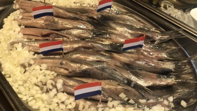 Het haringseizoen is ook bij Zorggroep Drenthe geopend