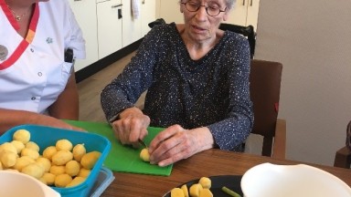 Samen koken bij De Vijverhof