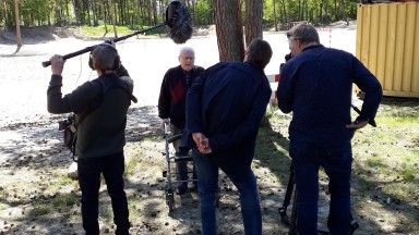 98 jarige bewoner van De Wenning geïnterviewd voor het programma  ‘Andere Tijden’