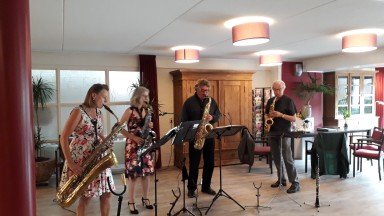 Optreden van het Alto kwartet