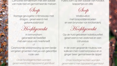Kerstdiner Bij de Buren