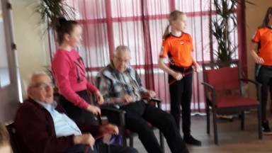 Bezoek van de Jan Thies school bij de Wenning