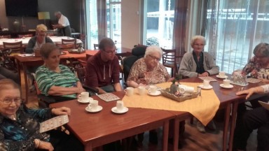 Bingo door leerlingen van het Alfa College